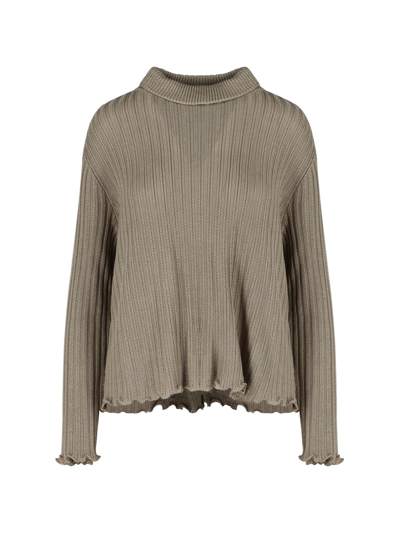 Maison Margiela Wide-bottom Sweater In Verde