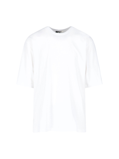 Isabel Marant Back Logo T-shirt In Bianco