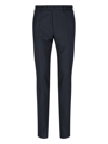 Incotex Tailored Trousers With Pockets And Loops In Grigio