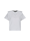 Isabel Marant T-shirt Zelitos In Cotone In Bianco