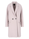 Isabel Marant Notched-lapels Single-breasted Coat In Bianco
