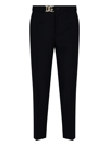 DOLCE & GABBANA BELT DETAIL STRAIGHT TROUSERS