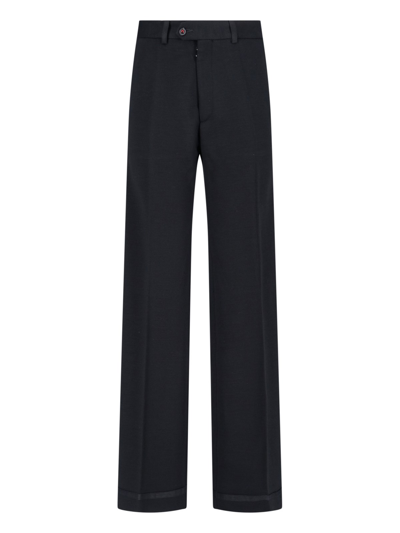 Maison Margiela Black Straight Leg Trousers