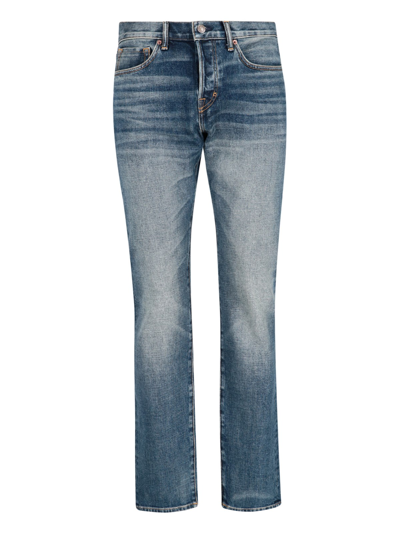 Tom Ford Japanese Selvedge Jeans In Blu