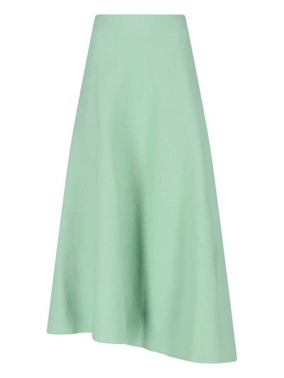 Jil Sander Skirt In Verde