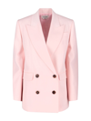Alexander Mcqueen Oversize Blazer Jacket In Rosa