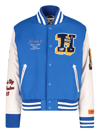 HERON PRESTON 'PATCHES VARSITY' JACKET