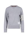 Thom Browne 4-bar Cashmere Sweater In Grigio