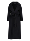 Paltò Single Breasted Mid-length Coat In Nero