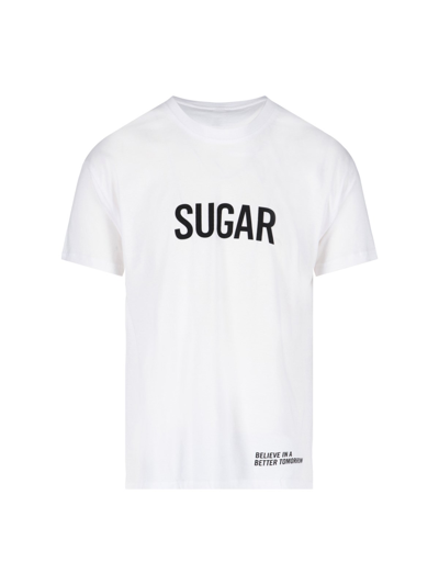 Sugar Must' T-shirt In Bianco