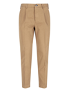 Incotex Cotton Pants In Beige