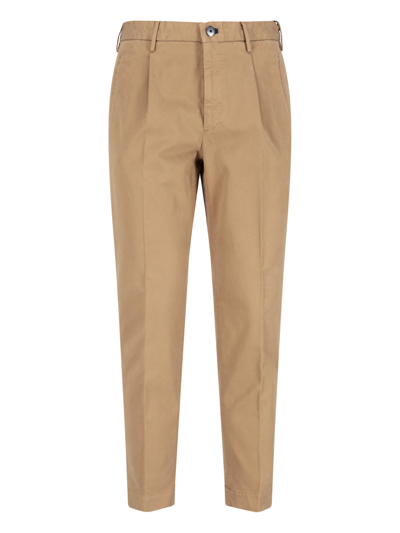 Incotex Straight Leg Chino Trousers In Beige