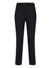 Incotex Straight-leg Tailored Pants With Subtle Hem Detailing In Nero