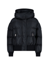 Alexander Mcqueen Black Mcqueen Graffiti Puffer Jacket In Nero