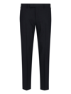 Pt Torino Wool Trousers In Nero