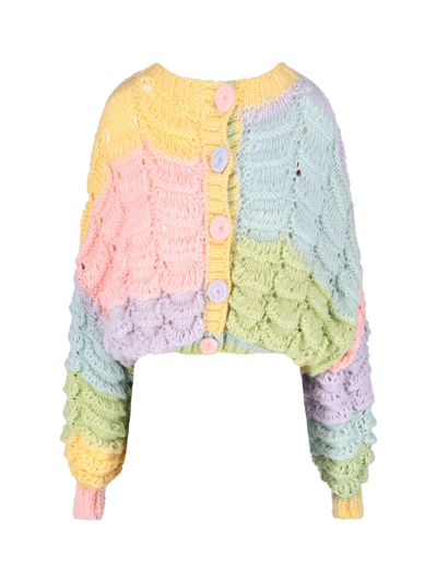 Matimì 'marshmallow' Crochet Cardigan In Multicolor