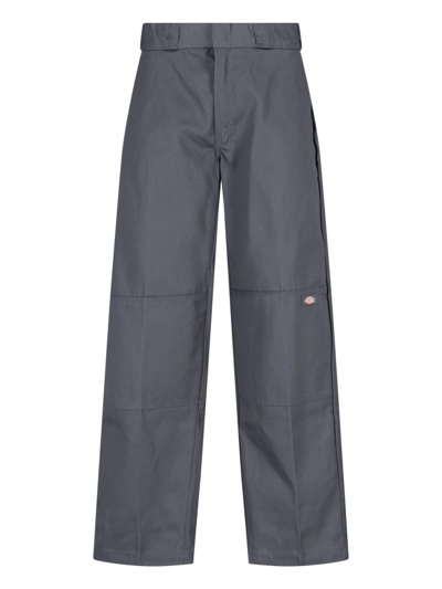 Dickies Straight Leg Trousers In Grey