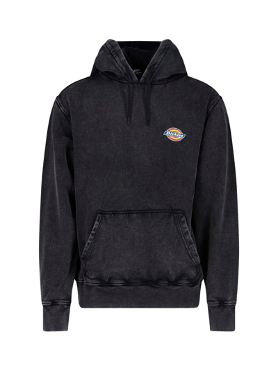 Dickies Logo Hoodie In Nero