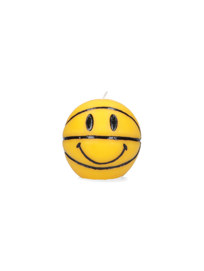 Market Smiley Basketball Deco Candle In Giallo