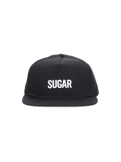 Sugar Logo Baseball Cap In Nero