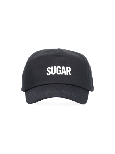 Sugar Logo Baseball Cap In Nero