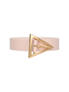 BOTTEGA VENETA TRIANGULAR BUCKLE BELT