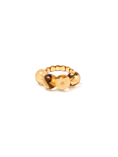 La Manso 'petsi Light' Ring Set In Marrone