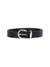 Isabel Marant Buckled Leather Belt In Nero