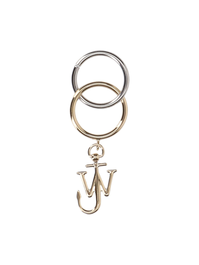 Jw Anderson Double Anchor Ring In Oro