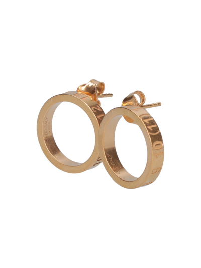 MAISON MARGIELA NUMERICAL LOGO EARRINGS