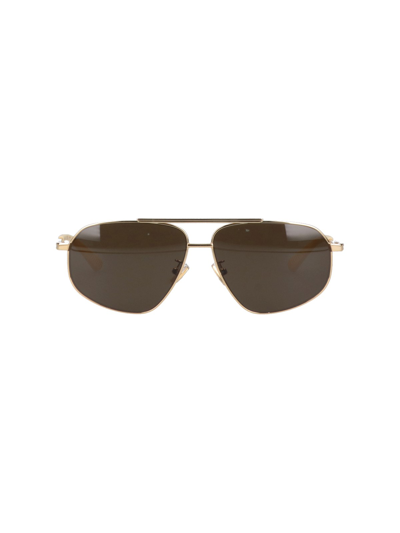 Bottega Veneta 'classic' Sunglasses In Grigio