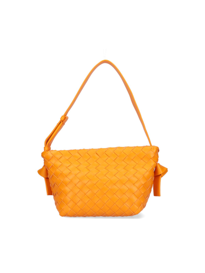 Bottega Veneta 'tie' Shoulder Bag In Arancione