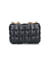 Bottega Veneta Chain Cassette Bag In Black Silver