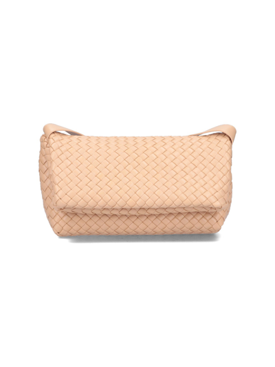 Bottega Veneta 'fold' Shoulder Bag In Crema