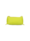 Bottega Veneta Braided Cross Body Pouch In Verde