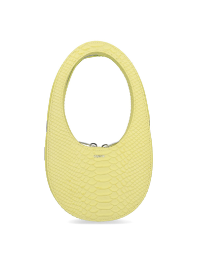 Coperni Swipe Bag Leather In Giallo