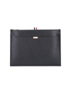 THOM BROWNE MEDIUM LEATHER DOCUMENT HOLDER