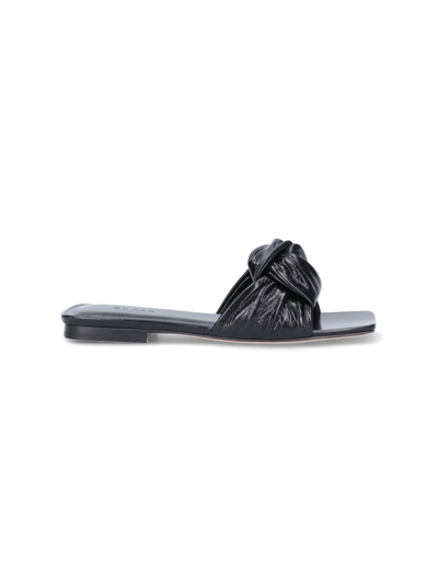 By Far 'lima' Sandals In Nero