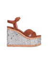 HAUS OF HONEY 'CROCO CRYSTAL DESTINY' WEDGES