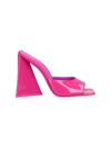 Attico Devon Sandals With Square Head And High Heels In Rosa