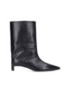 Jil Sander Heeled Ankle Boots In Nero