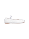 Miu Miu Miu Ballet Ballet Shoes In Bianco