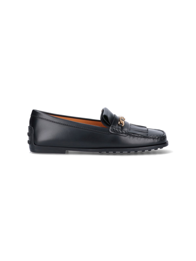 TOD'S LOGO LOAFERS