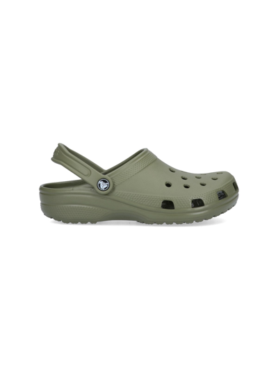 Crocs 'classic Sabot U' Sandals In Verde