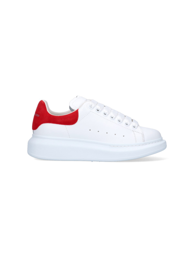 Alexander Mcqueen Oversized Sole Sneakers In Bianco