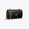 Tory Burch Mini Kira Flap Shoulder Bag In Black