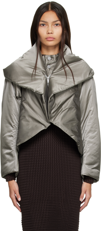 Issey Miyake Gray Polymorph Jacket & Vest Set In Grey