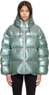 Moncler Blue Frasne Down Jacket In Navy