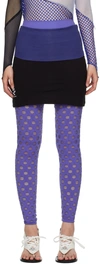 Maisie Wilen Black Pop Miniskirt In Blkmid Black Midnigh