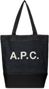 A.P.C. INDIGO AXEL TOTE